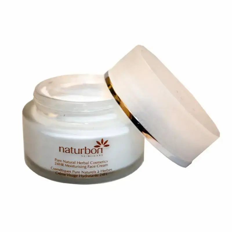 Textur av Naturbon ansiktskräm – Rik och krämig formula som snabbt absorberas och ger omedelbar komfort.