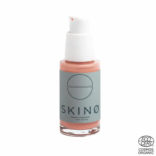 Natural Anti-Wrinkle Serum by SKINØ – Peptide Technology with Hyaluronic Acid for a Youthful Radiant Glow, Eco-friendly Formula.