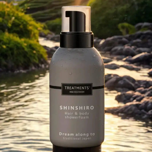 Treatments Shinshiro Shower Foam – Japanskt Inspirerad Lyx för Kropp & Hår – Bath & Beauty / Shower & Bath / Hair & Body Wash | FaceTAN