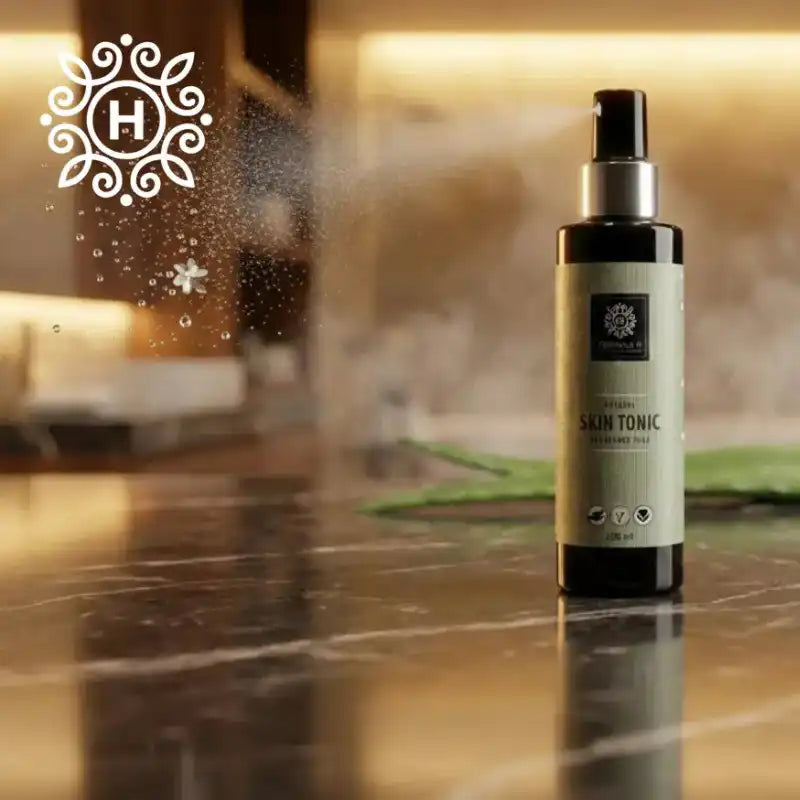 Uppfriskande ansiktsmist – En finfördelad spray som omedelbart svalkar, lugnar och återställer hudens pH-balans.