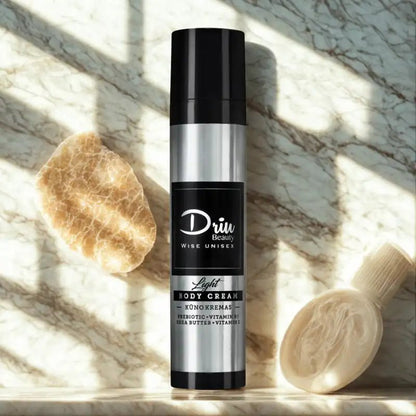 Driu Beauty Wise Light Body Cream – Unisex Prebiotic Hydration Vitamin B3 – Bodycare / Moisturizer | FaceTAN