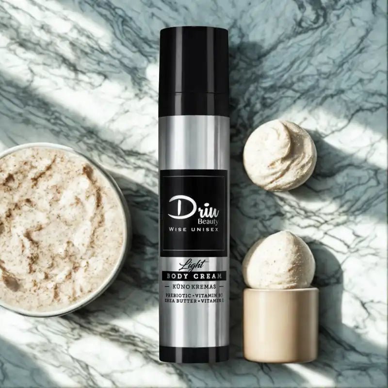 Driu Beauty Wise Light Body Cream – Unisex Prebiotic Hydration Vitamin B3 – Bodycare / Moisturizer | FaceTAN