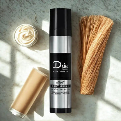 Driu Beauty Wise Light Body Cream – Unisex Prebiotic Hydration Vitamin B3 – Bodycare / Moisturizer | FaceTAN