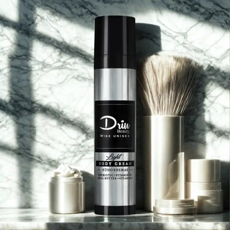 Driu Beauty Wise Light Body Cream – Unisex Prebiotic Hydration Vitamin B3 – Bodycare / Moisturizer | FaceTAN