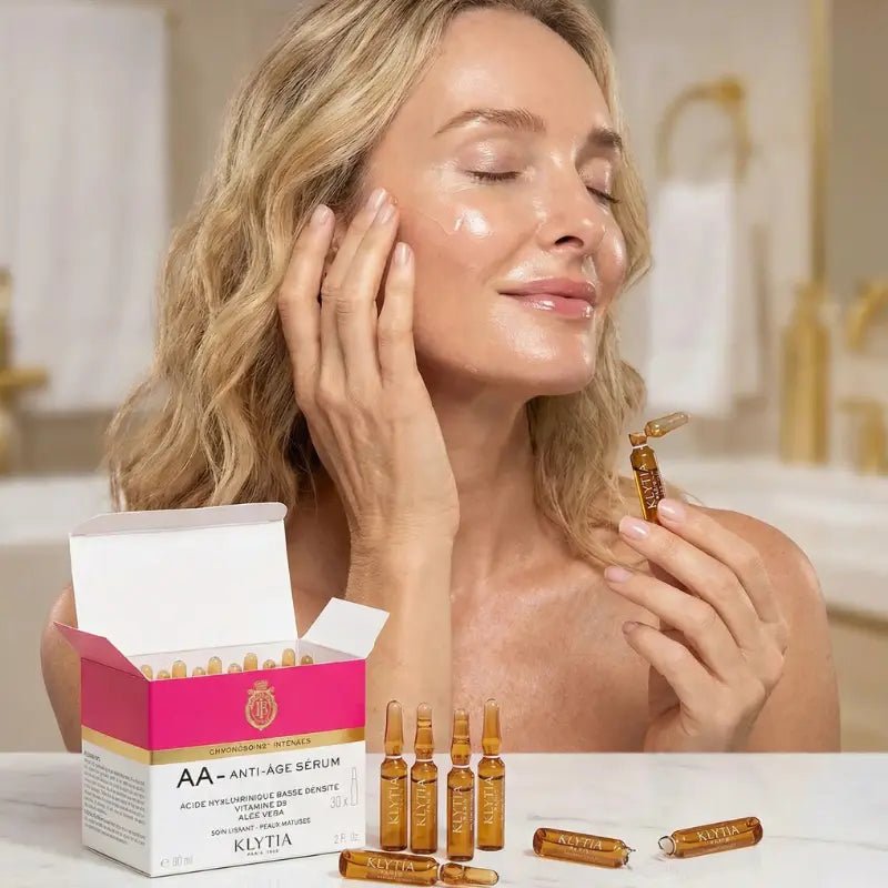 Klytia Paris Anti Aging Ampoule Serum – 30 - dagars intensiv uppstramande kur – Skincare / Face Care / Face Serums & Oils | FaceTAN