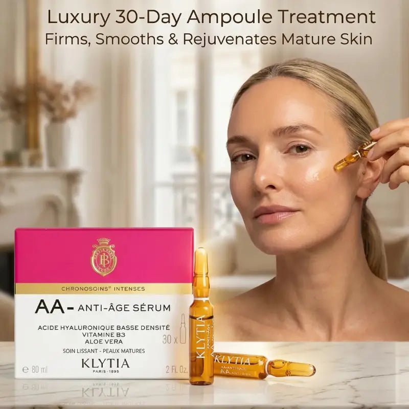 Klytia Paris Anti Aging Ampoule Serum – 30 - dagars intensiv uppstramande kur – Skincare / Face Care / Face Serums & Oils | FaceTAN