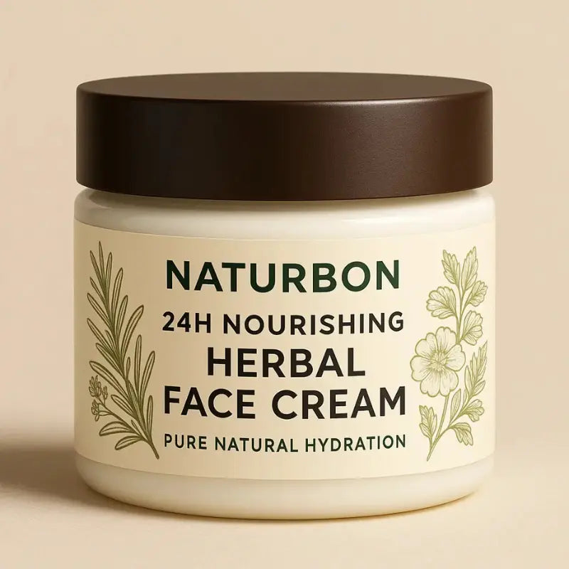 Naturbon 24H Nourishing Herbal Face Cream – Din dagliga lösning för en frisk, mjuk och strålande hy.