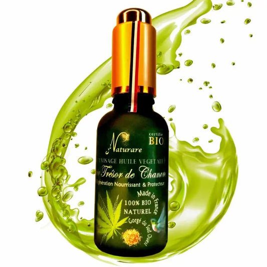 Organic French Hemp Seed Oil Serum – Lyxigt Omega - serum för känslig hy – Skincare / Face Care / Face Serums & Oils | FaceTAN