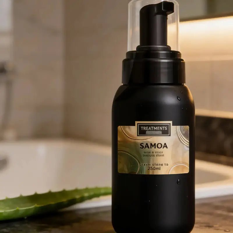 Samoa Hair & Body Shower Foam 250ml – Lyxigt 2 - i - 1 Duschskum med Aloe Vera – Bath & Beauty / Bodycare / Shower Foam | FaceTAN