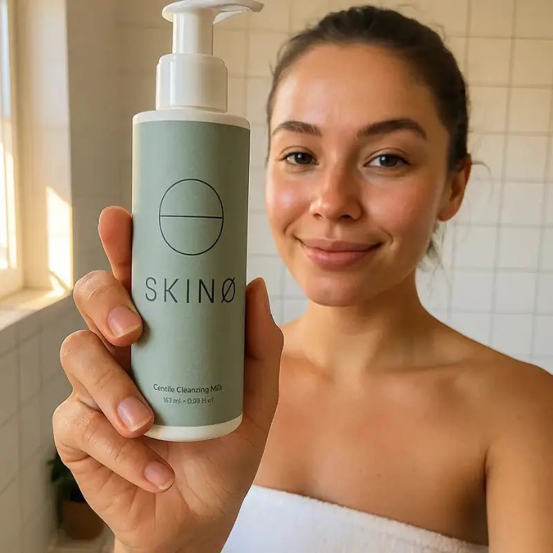 SKINØ Gentle Cleansing Milk – Närande Ekologisk Rengöringsmjölk för Torr Hy – Rengöringsmjölk | FaceTAN