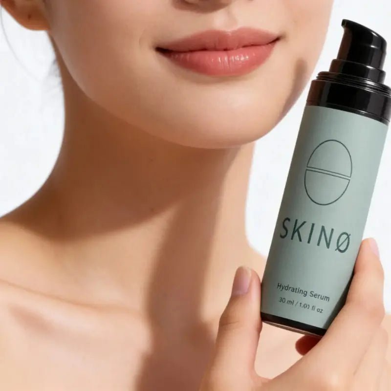 SKINØ Hydrating Serum – Intensiv Fuktboost med Hyaluronsyra & Hjortron – Ansiktsserum | FaceTAN
