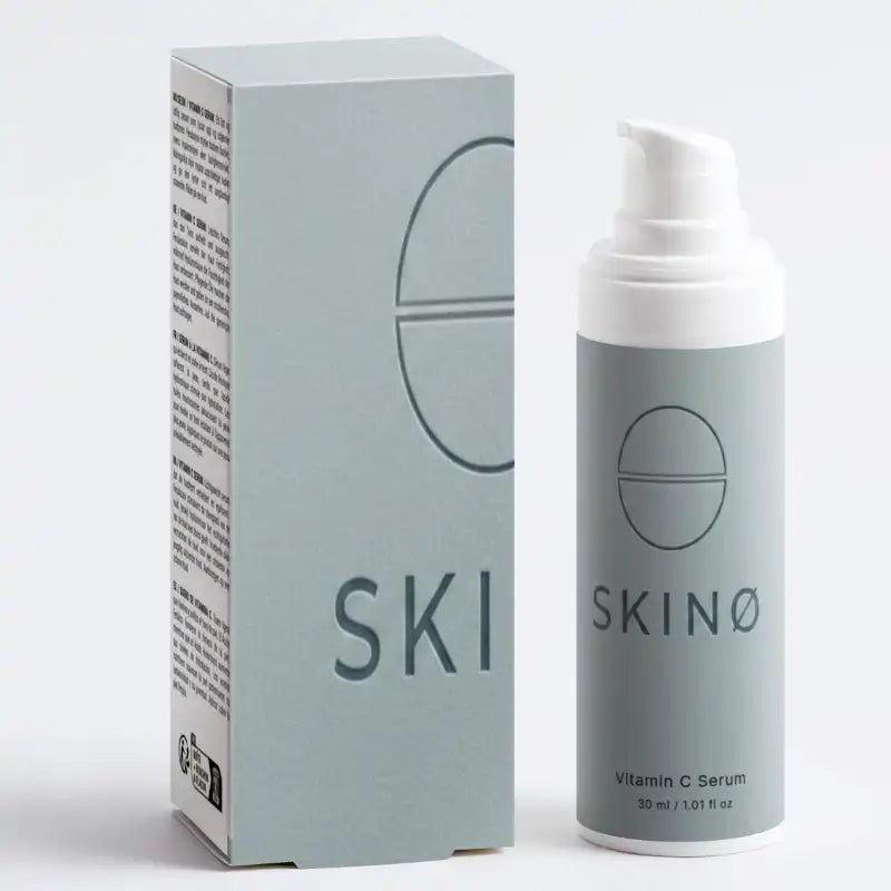 SKINØ Nordic Glow Serum – Vitamin C & Hyaluronsyra – Ansiktsserum | FaceTAN