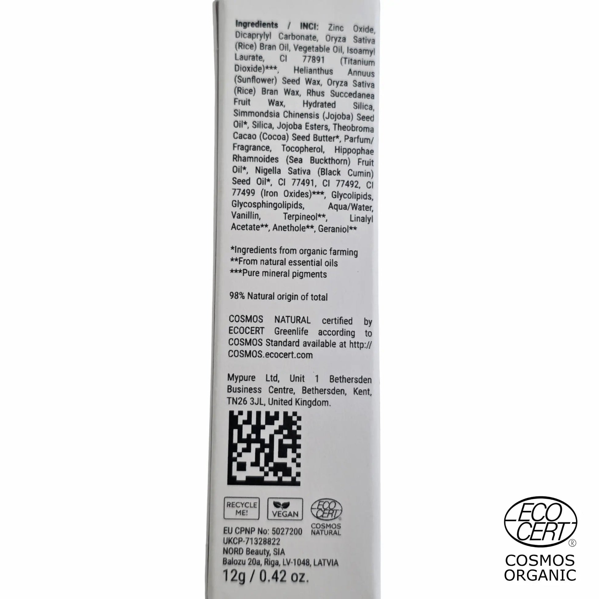 SKINØ Mineral Sun Stick SPF 50 – Reef - Safe & Ekologisk – Skincare | SKINØ