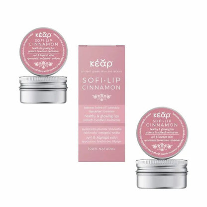 Sofi Lip Kanel Läppbalsam – Intensiv Återfuktning (2 - pack) – Hudvård | FaceTAN