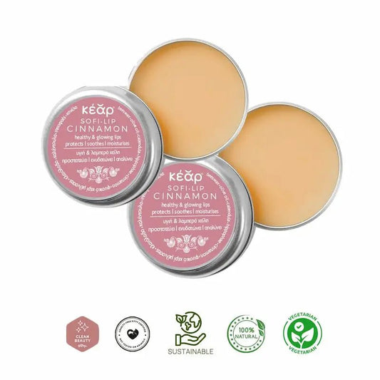 Sofi Lip Kanel Läppbalsam – Intensiv Återfuktning (2 - pack) – Hudvård | FaceTAN