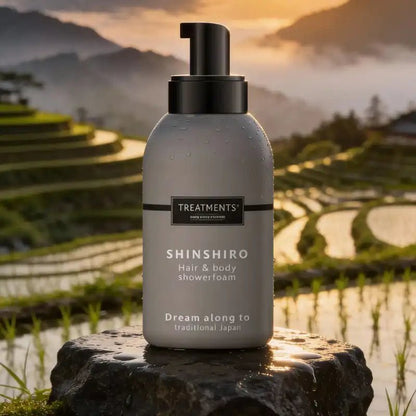 Treatments Shinshiro Shower Foam – Japanskt Inspirerad Lyx för Kropp & Hår – Bath & Beauty / Shower & Bath / Hair & Body Wash | FaceTAN