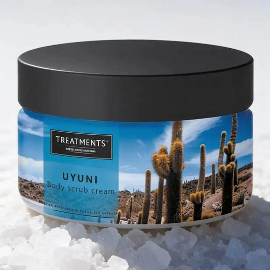 Treatments Uyuni Salt Body Scrub 300g – Exotisk Sandelträ & Havssalt – Body Care / Exfoliator / Salt Scrub | FaceTAN