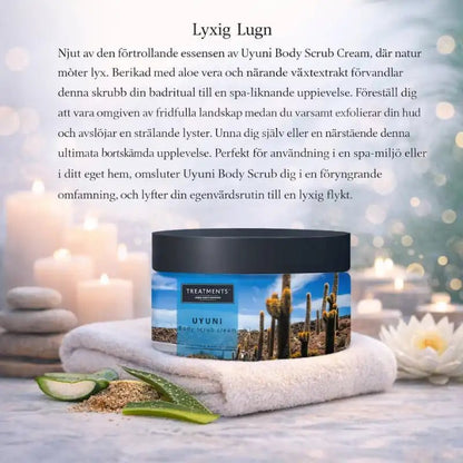 Treatments Uyuni Salt Body Scrub 300g – Exotisk Sandelträ & Havssalt – Body Care / Exfoliator / Salt Scrub | FaceTAN
