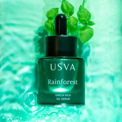 Usva Rainforest Omega Rich Face Oil Serum – Ekologisk ansiktsolja för torr & känslig hy – Skincare | FaceTAN
