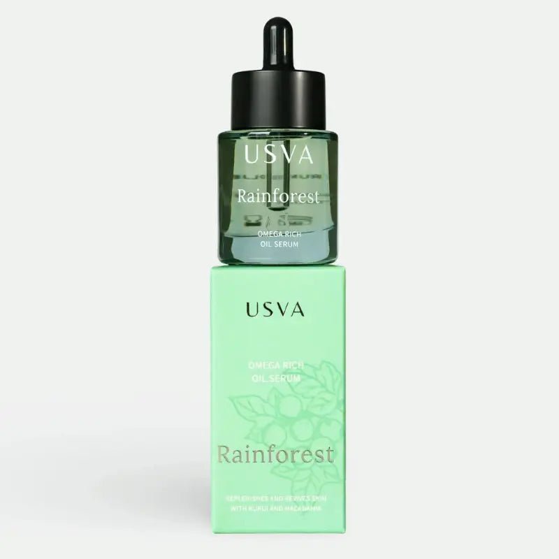 Usva Rainforest Omega Rich Face Oil Serum – Ekologisk ansiktsolja för torr & känslig hy – Skincare | FaceTAN