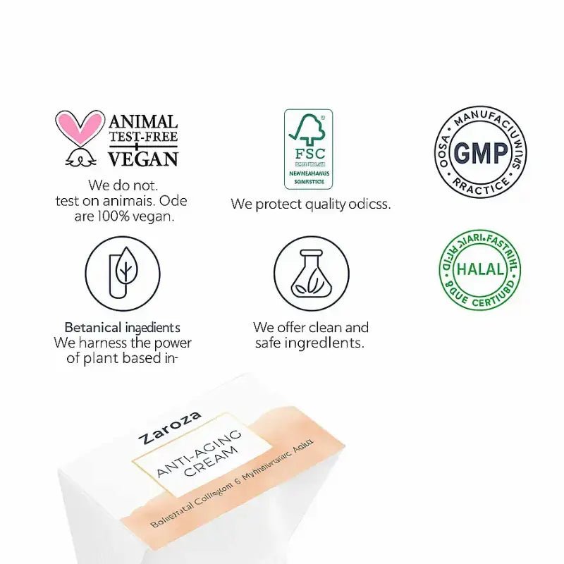 Zarosa Anti - Aging & Anti - Wrinkle Moisturizing Cream – Lyxig ansiktskräm med 7 superfoods – Skincare / Face Care / Anti - Aging Moisturizers | FaceTAN